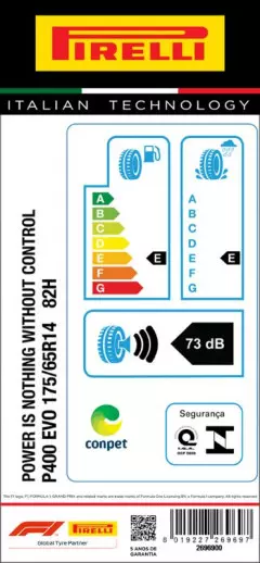 PNEU 175/65R14 P400 EVO 82H ARO 14 PIRELLI