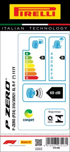PNEU 315/35R21 P-ZERO RUN FLAT 111Y XL ARO 21 PIRELLI Original BMW X5, X6