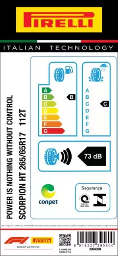 KIT 2 PNEUS 265/65R17 112T SCORPION HT ARO 17 PIRELLI