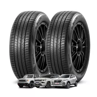 KIT 2 PNEUS 225/55R18 SCORPION 98V PIRELLI COMPASS, RENEGADE, TIGGO 5X